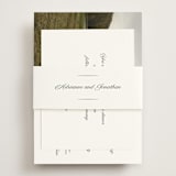 "Together Always" - Reception Cards in Chiffon by Eric Clegg - Assembled with Belly Band