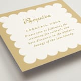 "Penumbra" - Reception Cards in Butter by Snow and Ivy - Detail