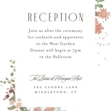 "Wesleyan Hill" - Reception Cards in Wildflower by Jennifer Wick - Detail