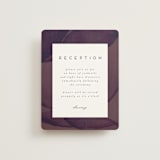 "Petalis" - Reception Cards in Velvet by Christie Garcia - Front