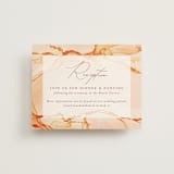 "Sandstone" - Reception Cards in Topaz by Erin Deegan - Front