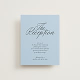 "Tarte Tatin" - Reception Cards in Sky by Blustery August - Front