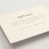 "Modern Barn Wood" - Reception Cards in Rose by Hanna M - Detail