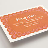 "Vienes" - Reception Cards in Carnation by Itsy Belle Studio - Detail