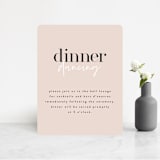 "Loved" - Reception Cards in Champagne by Angela Garrick - Front