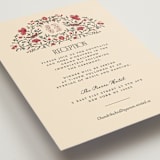 "Tapestry" - Reception Cards in Almond by Jenna Holcomb - Detail