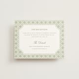 "Summer Linen" - Reception Cards in Garden by Kelly Schmidt - Front