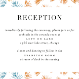 "Daydream" - Reception Cards in Honey by Beth Schneider - Detail