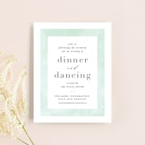 "Caliza" - Reception Cards in Seafoam by Lauren Chism - Front