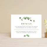 "Leaf Arc" - Reception Cards in Sage by Ariel Rutland - Front