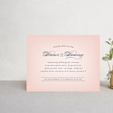 "Big City - San Diego" - Reception Cards in Blush by Hooray Creative - Front