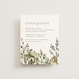 "We Walk Together" - Reception Cards in Evergreen by Petra Kern - Front