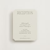 "Hayes" - Reception Cards in Forest by Blustery August - Front