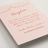 "Party On!" - Reception Cards in Sangria Spark by Zove Ahhh - Detail