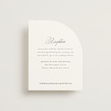 "From This Moment On" - Reception Cards in Classique by Design Lotus - Front