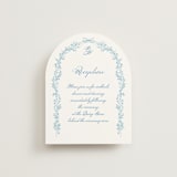 "Royalty" - Reception Cards in Capri by Creo Study - Front