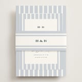 "melihrolo" - Reception Cards in Powder Blue by chocomocacino - Assembled with Belly Band