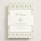 "Summer Fields" - Reception Cards in Petal by Lisa Joanna Harrison - Assembled with Belly Band