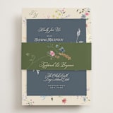 "whimsey floral" - Reception Cards in English Garden by Phrosné Barwood - Assembled with Belly Band