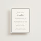 "signature monogram" - Reception Cards in Sage by Sara Hicks Malone - Front