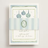 "Alento" - Reception Cards in Celeste by Pati Cascino - Assembled with Belly Band