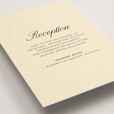 "Elegant and Formal" - Reception Cards in Sunshine by Jen Ramsey - Detail
