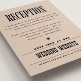 "Bold Stack" - Reception Cards in Noir by Alethea and Ruth - Detail