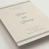 "Ritzy" - Reception Cards in French Blue by Nicoletta Savod - Detail