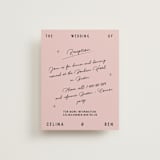 "Modern Fairy Tale" - Reception Cards in Linen by Helena Vitto - Front