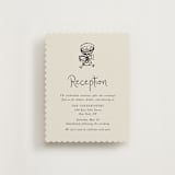 "quirky fun" - Reception Cards in Tuxedo by Cass Loh - Front