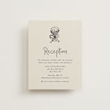 "quirky fun" - Reception Cards in Tuxedo by Cass Loh - Front