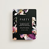 "Beauties" - Reception Cards in Noir by Lori Wemple - Front
