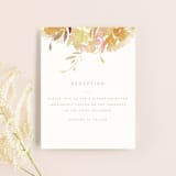 "garden" - Reception Cards in Peach by Lori Wemple - Front