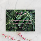 "Paradise" - Reception Cards in Carnation by Elly - Front