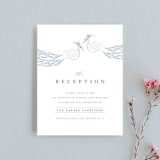 "cicogne" - Reception Cards in Cornflower by chocomocacino - Front
