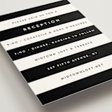 "Elan" - Reception Cards in Tuxedo by Griffinbell Paper Co. - Detail