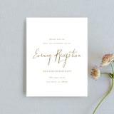 "Pastoral" - Reception Cards in Burlap by Up Up Creative - Front