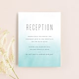 "Ombre" - Reception Cards in Sea by Roxy Cervantes - Front