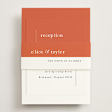 "Evermore" - Reception Cards in Harvest by Carly Reed Walker - Assembled with Belly Band