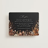 "Falling into Love" - Reception Cards in Rustic by Chris Griffith - Front