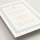"Bristol" - Reception Cards in Aqua by Jennifer Wick - Detail