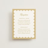 "Penumbra" - Reception Cards in Garden by Snow and Ivy - Front