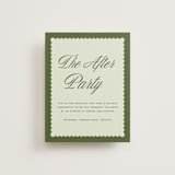 "Swoon" - Reception Cards in Lemongrass by Sam Dubeau - Front