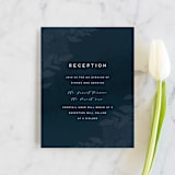"Dash" - Reception Cards in Midnight by Grace Kreinbrink - Front