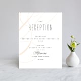 "Today & Always" - Reception Cards in Peach by Stacey Meacham - Front