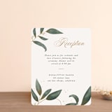 "Love Grows" - Reception Cards in Leaf by Leah Bisch - Front