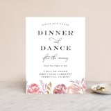 "Grand Bloom" - Reception Cards in Mauve by Bonjour Paper - Front