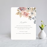 "Wildflower Garden" - Reception Cards in Meadow by Wildfield Paper Co - Front