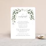 "garden path" - Reception Cards in Ivory by Kristie Kern - Front