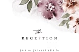 "Fancifully" - Reception Cards in Dust Mauve by Everett Paper Goods - Detail